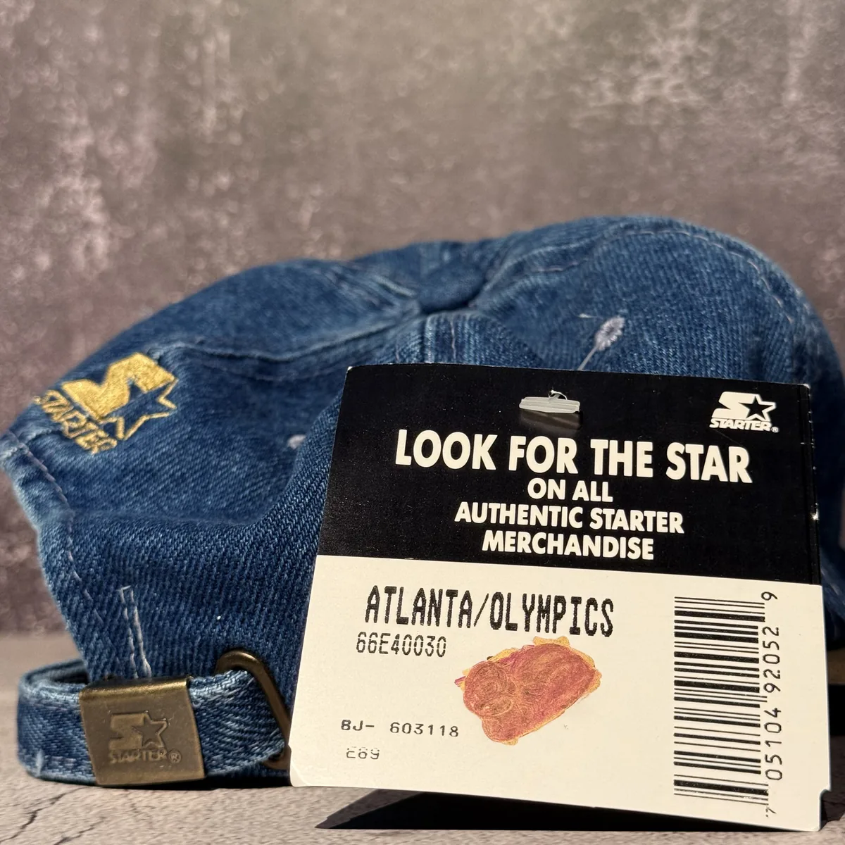 Starter 1996 Atlanta Olympics Denim Cap — view 2