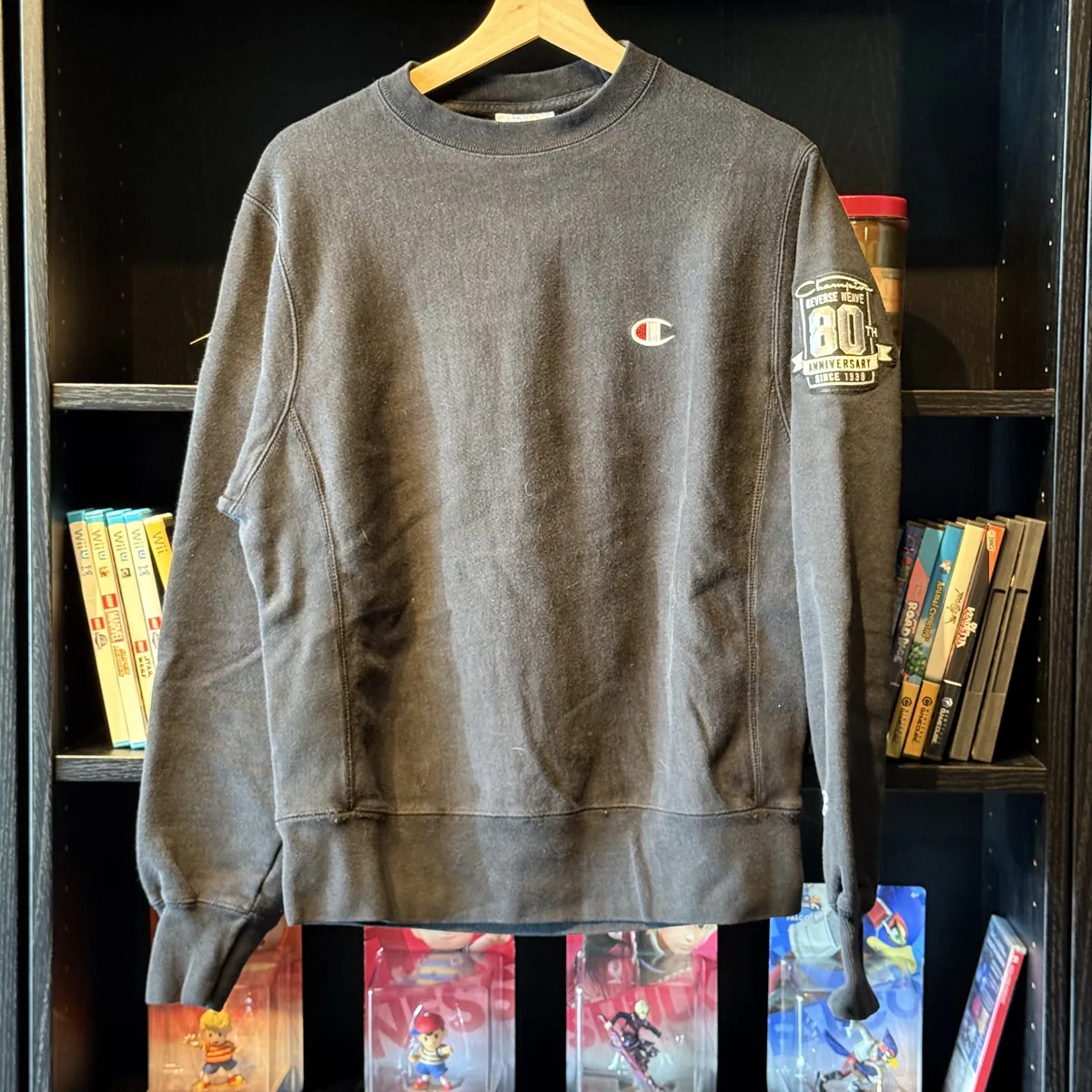Champion Reverse Weave 80th Anniversary Crewneck — Very Good — NOSTOS Duluth GA