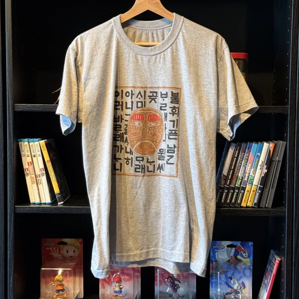 Korean Hangul Mask Graphic Tee - Good - NOSTOS Duluth GA