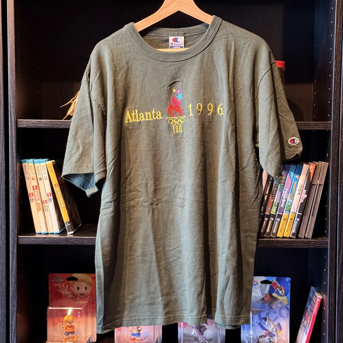 Champion Atlanta 1996 Olympics Tee — Good — NOSTOS Duluth GA