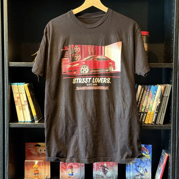 Str33t Lovers Red Coupe Tee - Very Good - NOSTOS Duluth GA