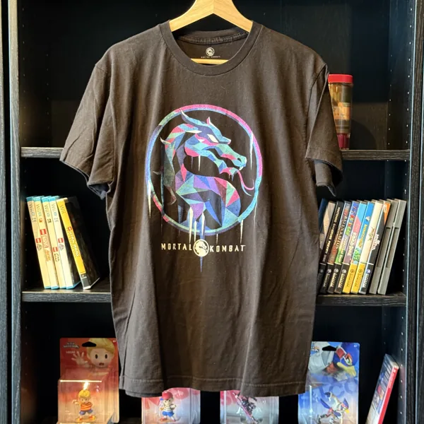 Mortal Kombat Dragon Logo Tee - Very Good - NOSTOS Duluth GA