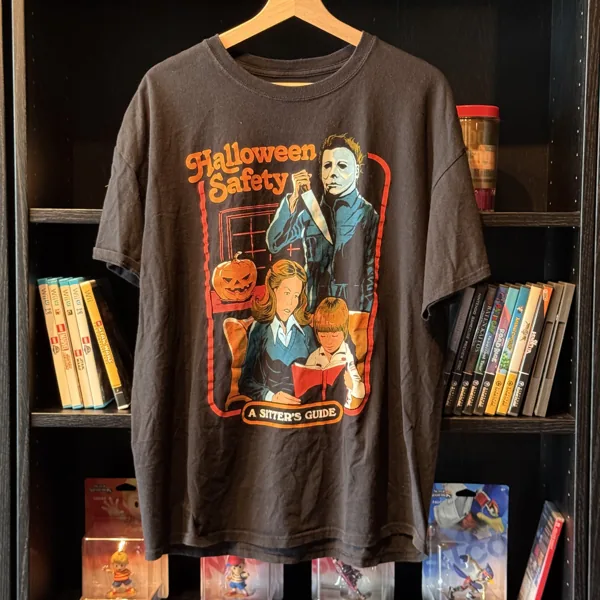Halloween Safety Michael Myers Tee - Very Good - NOSTOS Duluth GA