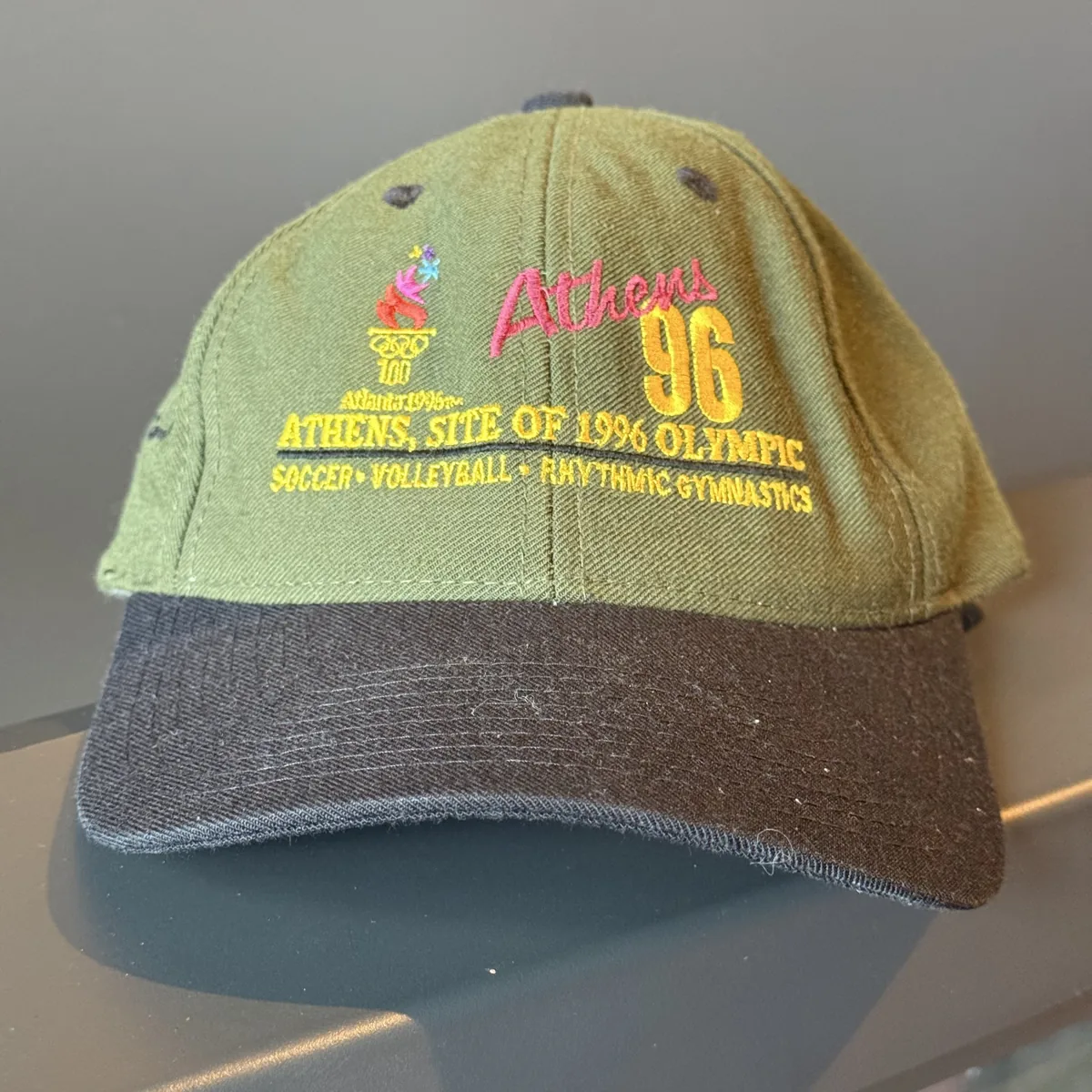 Atlanta 1996 Olympics Cap (Champion) - Good - NOSTOS Duluth GA