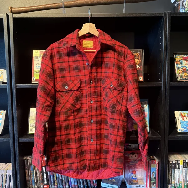 Sears Red Plaid Insulated Flannel - Good - NOSTOS Duluth GA