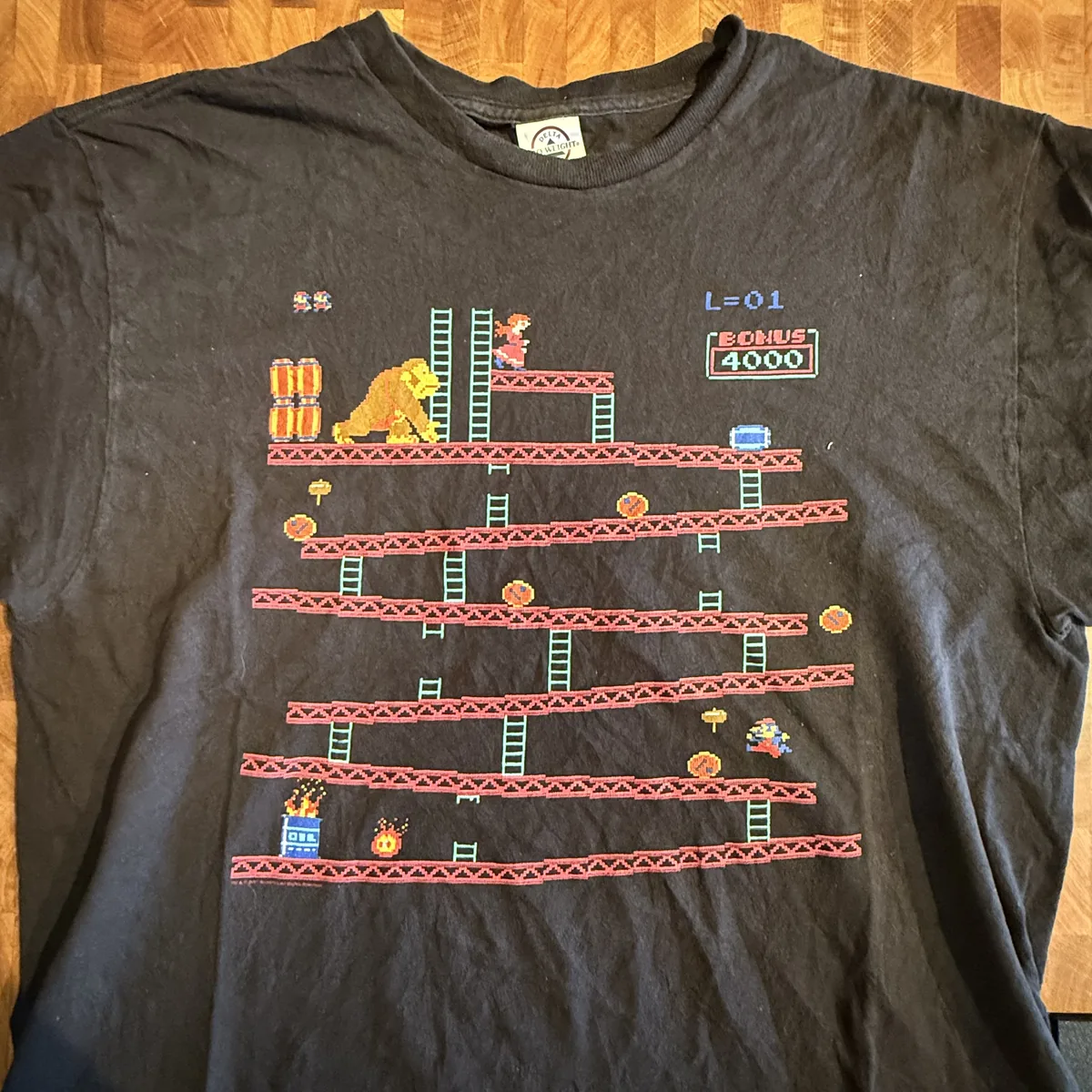 Donkey Kong Arcade Level Tee - Good - NOSTOS Duluth GA