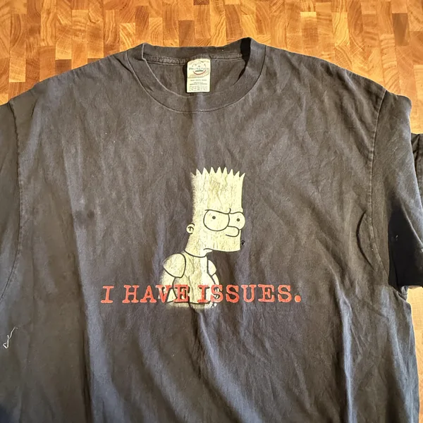 Bart Simpson I Have Issues Tee - Good - NOSTOS Duluth GA