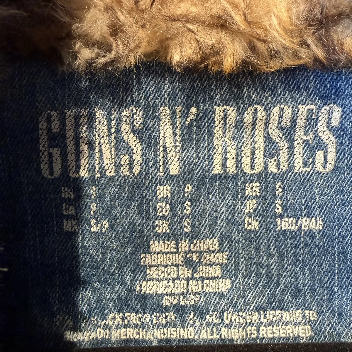 Guns N’ Roses Distressed Denim Jacket - Very Good - NOSTOS Duluth GA - view 3