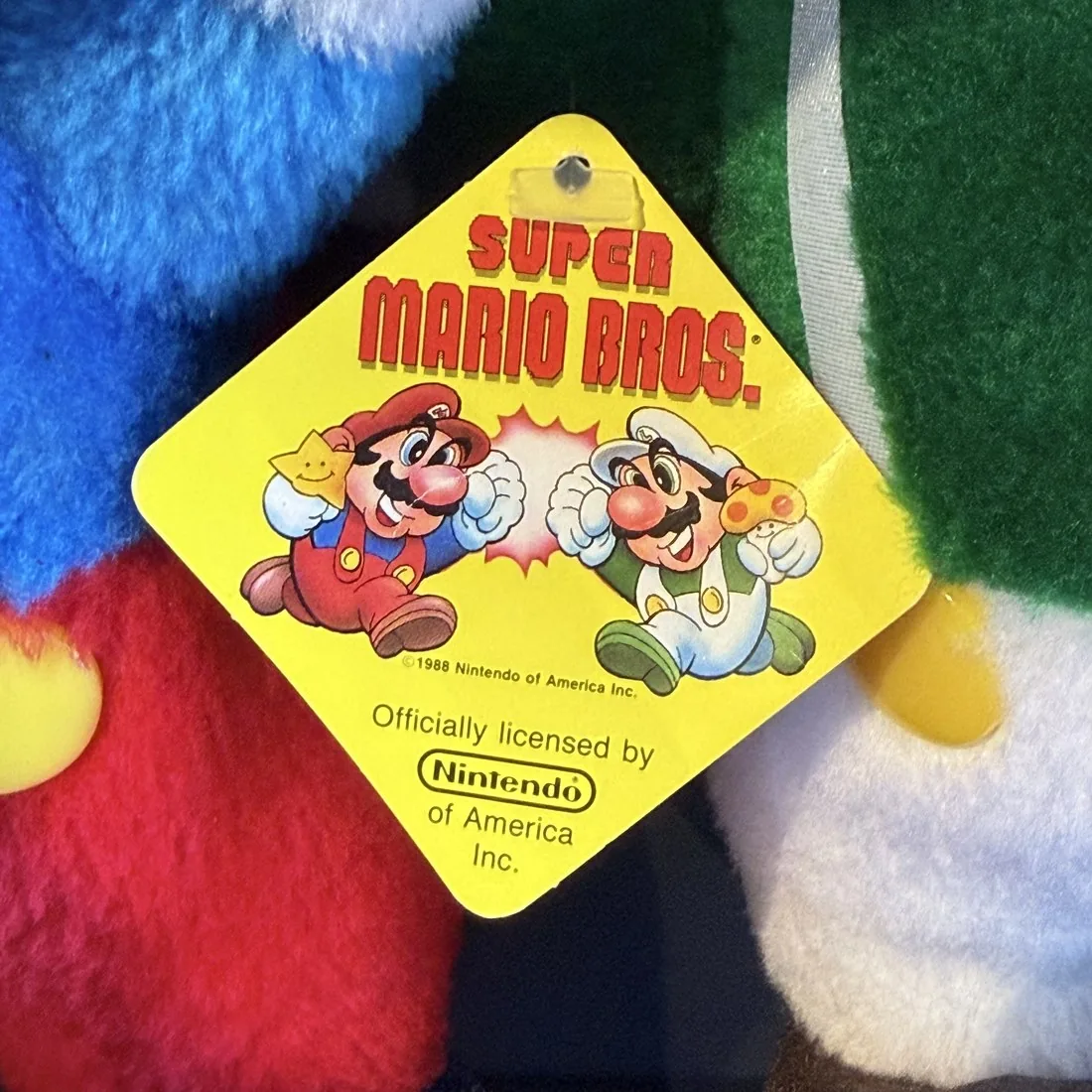 Mario and Luigi Plush Pair (ACME, 1988) — view 2