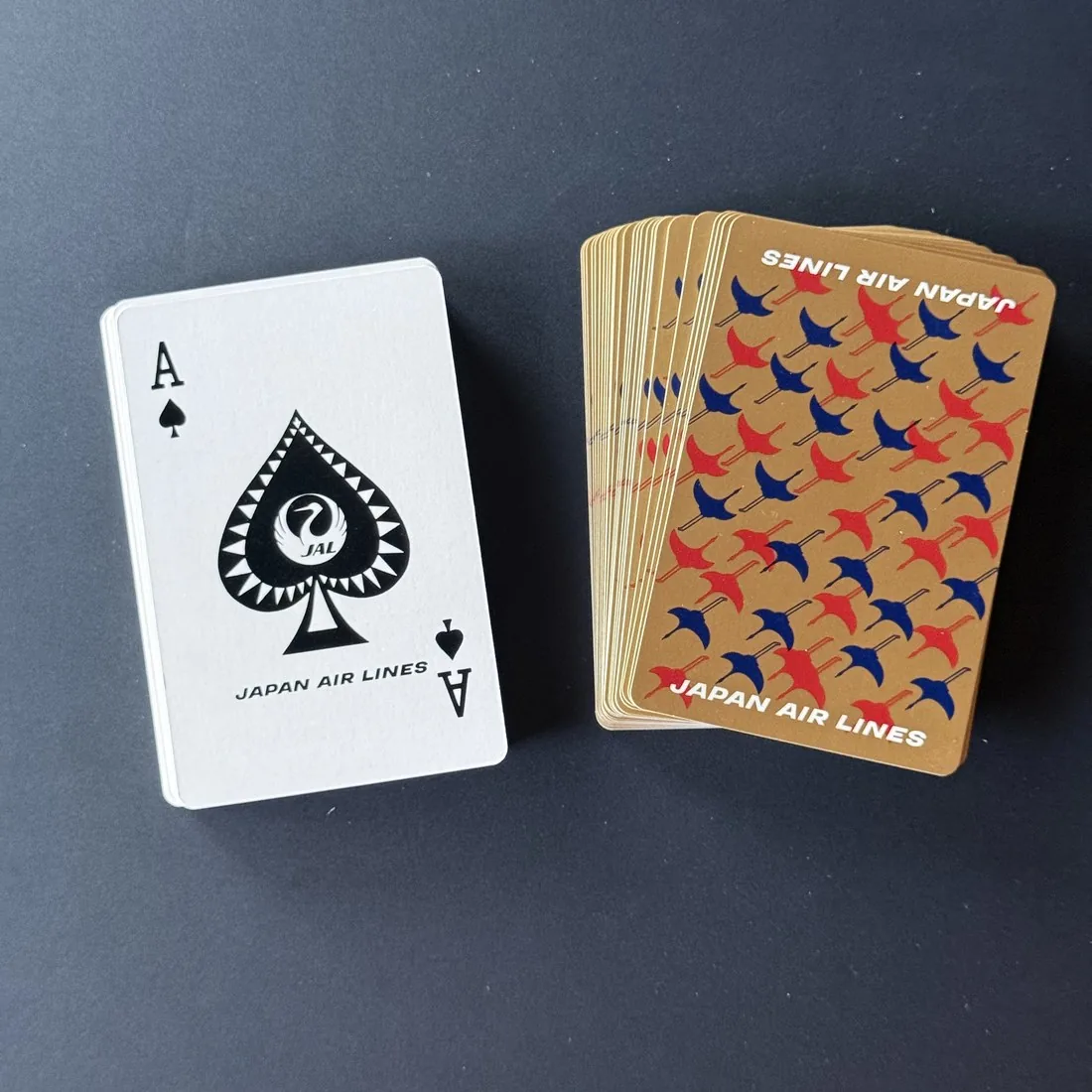 Japan Air Lines Playing Cards (Nintendo-made, 1970s) — Very Good — NOSTOS Duluth GA