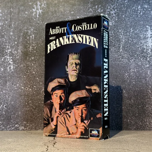 Abbott & Costello Meet Frankenstein (VHS) - Good - NOSTOS Duluth GA