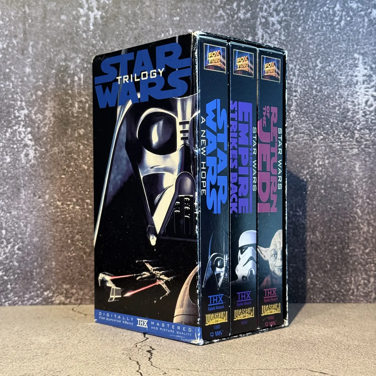 Star Wars Trilogy (VHS Box Set) — Very Good — NOSTOS Duluth GA