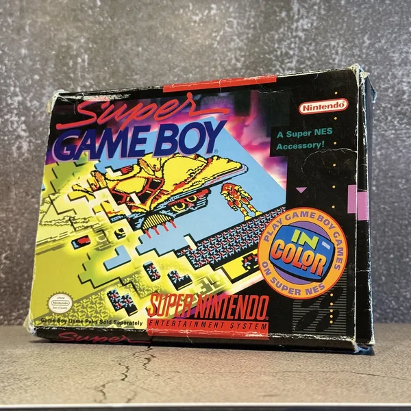Super Game Boy (Super Nintendo) - CIB (Complete In Box) - NOSTOS Duluth GA
