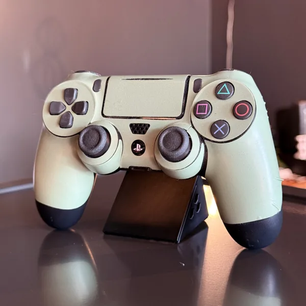DualShock 4 Wireless Controller (Green Skin) - PlayStation 4 - Loose - NOSTOS Duluth GA