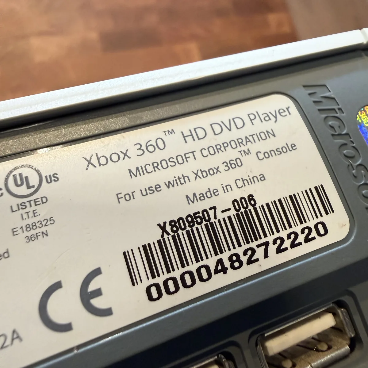 Xbox 360 HD DVD Player - Xbox 360 - Loose - NOSTOS Duluth GA - view 2