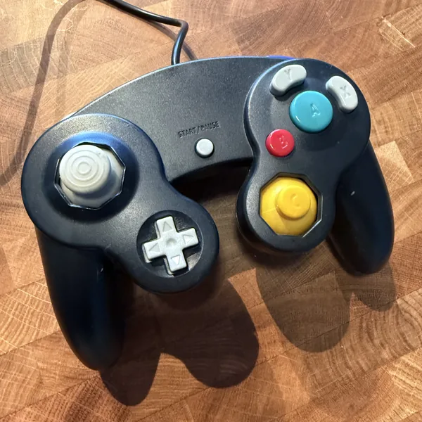 Black Controller - Nintendo GameCube - Loose - NOSTOS Duluth GA