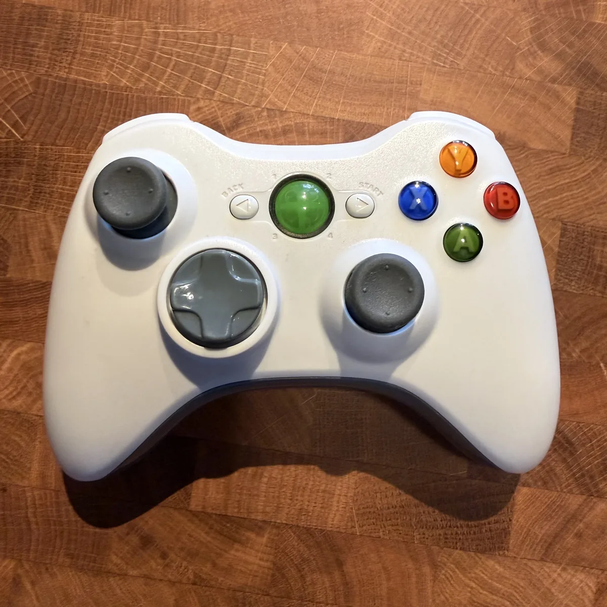 Wireless Controller for Xbox 360 (White, Third-Party) - Xbox 360 - Loose - NOSTOS Duluth GA