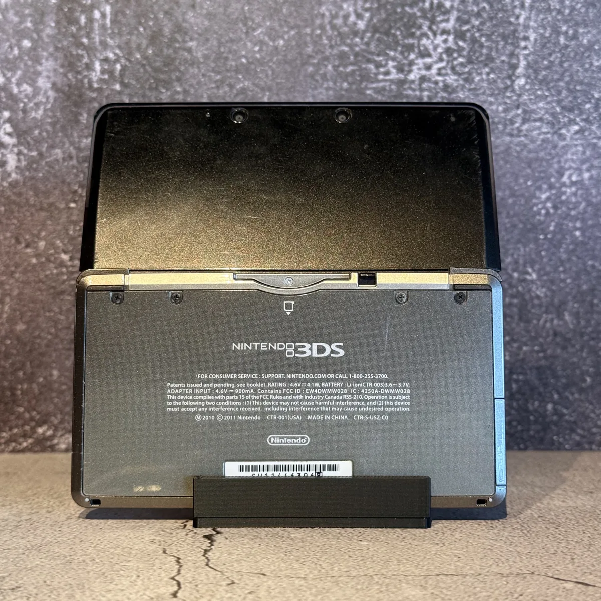 Nintendo 3DS (Cosmo Black) - Nintendo 3DS - Loose - NOSTOS Duluth GA - view 2