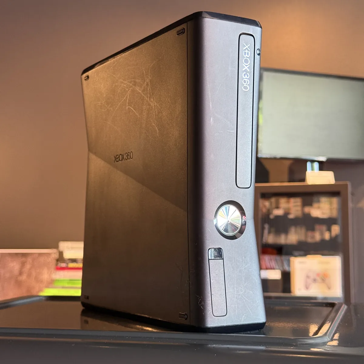 Xbox 360 S Console (Matte Black) - Xbox 360 - Loose - NOSTOS Duluth GA