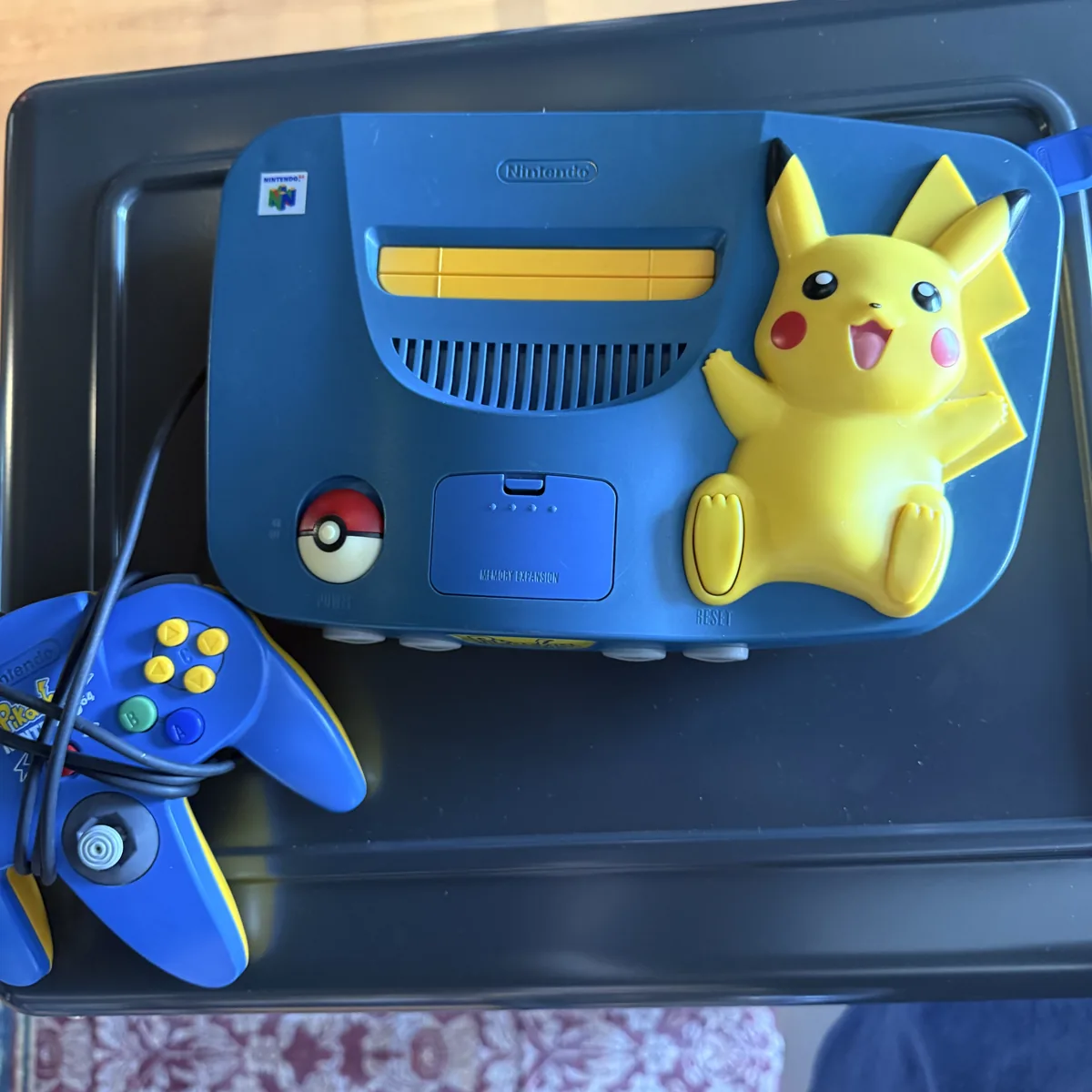 Nintendo 64 Pikachu Edition Console with Matching Controller - Nintendo 64 - Loose - NOSTOS Duluth GA - view 2