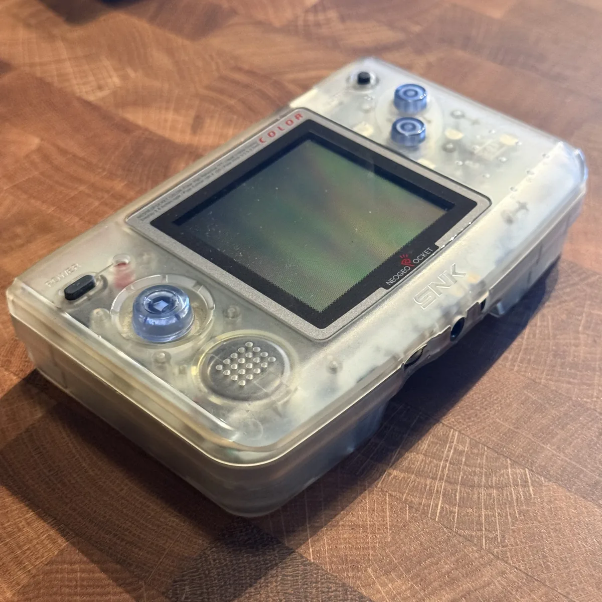 NeoGeo Pocket Color System (Crystal White) - Neo Geo Pocket Color - Loose - NOSTOS Duluth GA