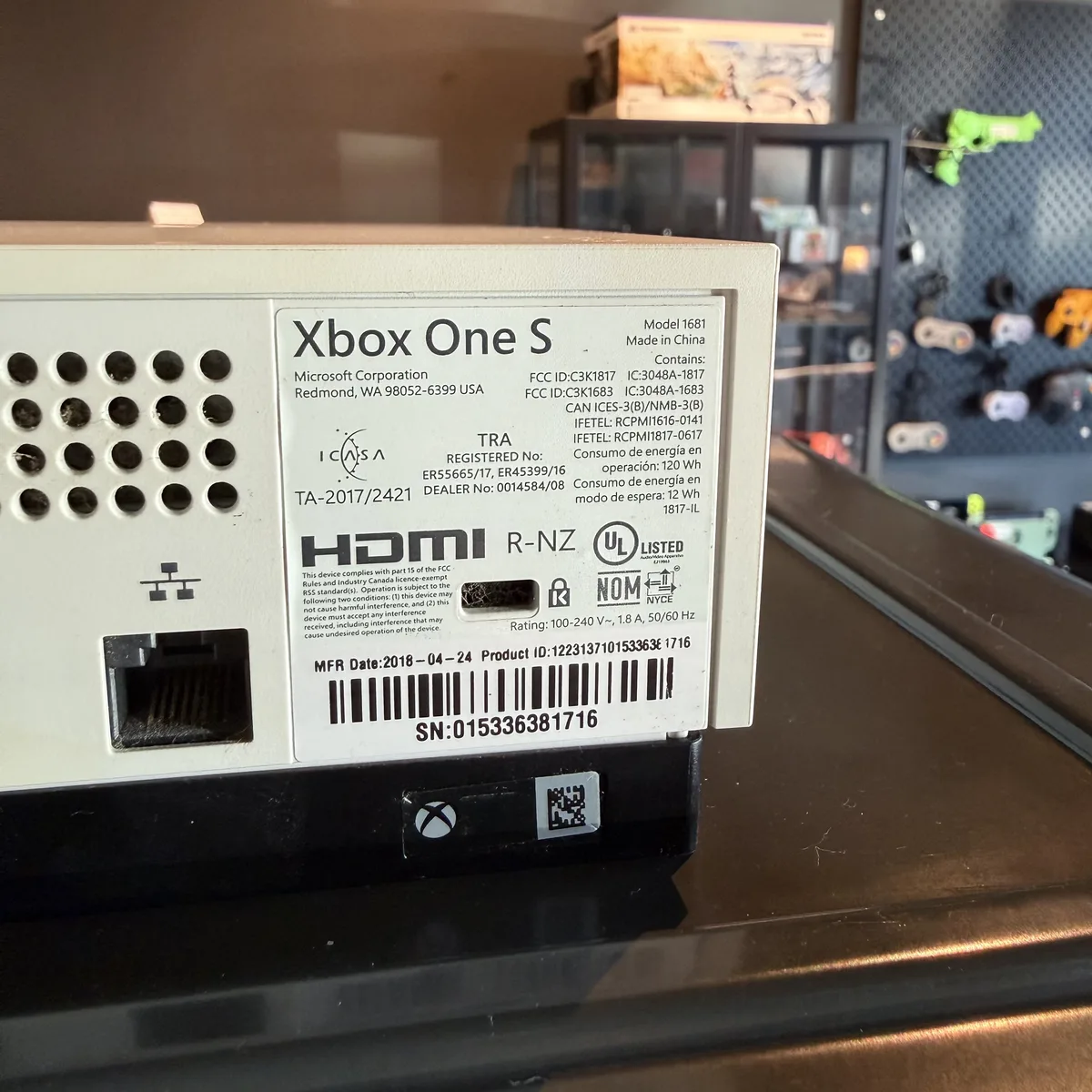 Xbox One S Console (1TB, White) - Xbox One - Loose - NOSTOS Duluth GA - view 2