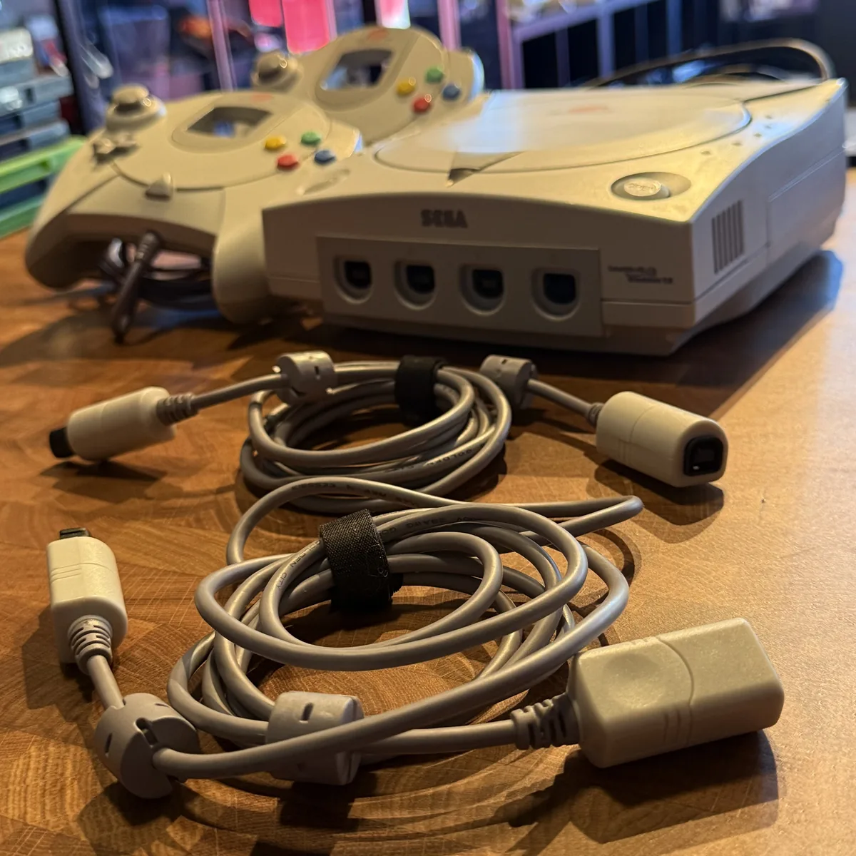 Sega Dreamcast Console with 2 Controllers - Sega Dreamcast - Loose - NOSTOS Duluth GA - view 2