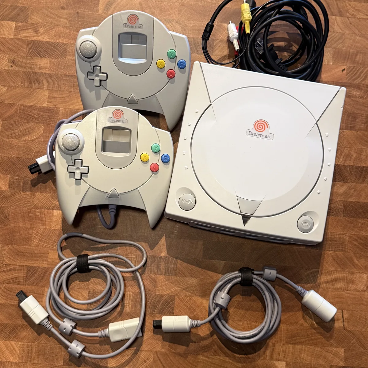 Sega Dreamcast Console with 2 Controllers - Sega Dreamcast - Loose - NOSTOS Duluth GA