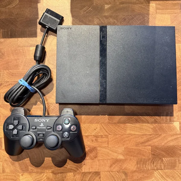 PlayStation 2 Slim Console with Controller - PlayStation 2 (PS2) - Loose - NOSTOS Duluth GA