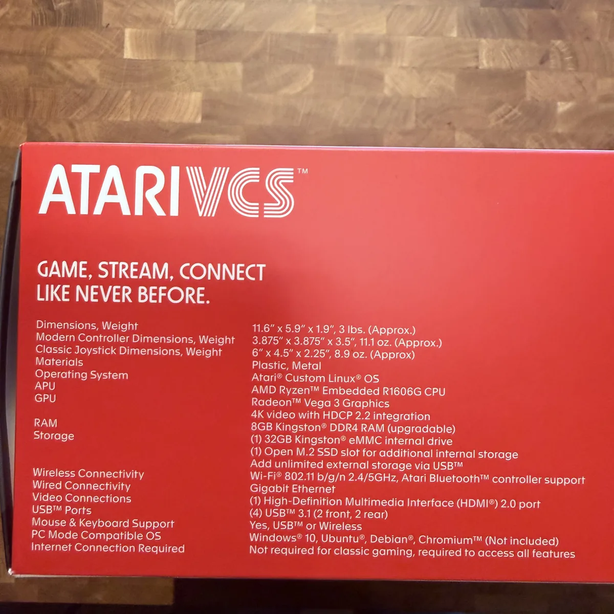 Atari VCS 800 Onyx Bundle - Atari VCS - CIB (Complete In Box) - NOSTOS Duluth GA - view 2