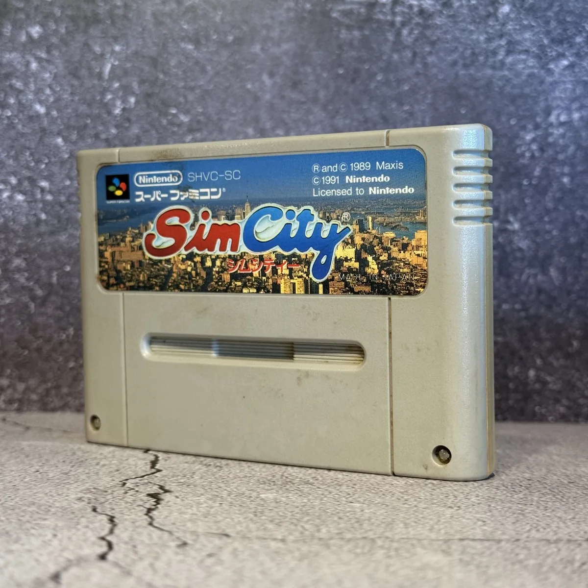 SimCity (Japanese, Super Famicom) — Loose — NOSTOS Duluth GA