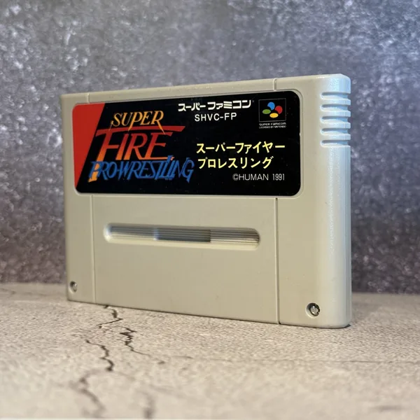 Super Fire Pro Wrestling (Japanese, Super Famicom) - Loose - NOSTOS Duluth GA