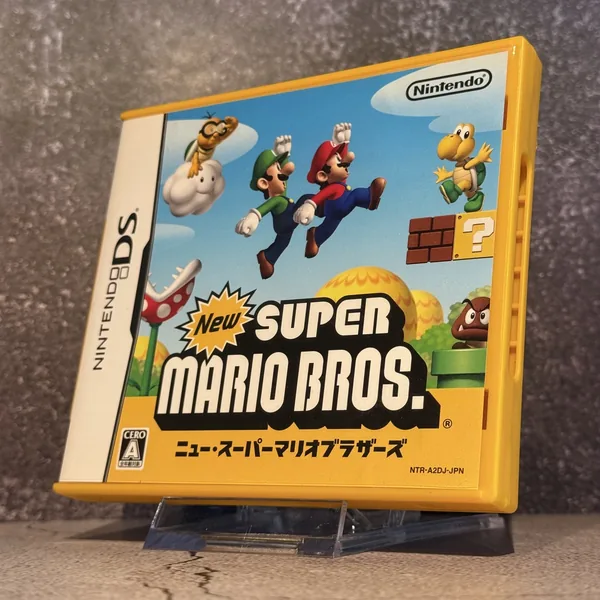 New Super Mario Bros. (Japanese) - CIB (Complete In Box) - NOSTOS Duluth GA