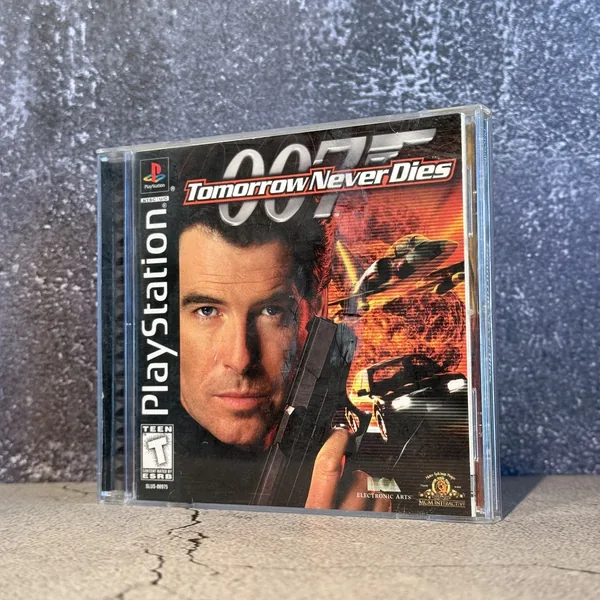 007: Tomorrow Never Dies (PS1) - CIB (Complete In Box) - NOSTOS Duluth GA