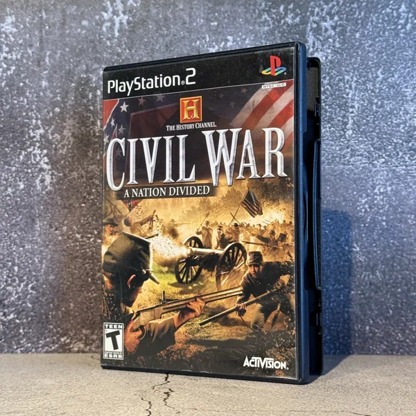 The History Channel: Civil War - A Nation Divided (PS2) - CIB (Complete In Box) - NOSTOS Duluth GA