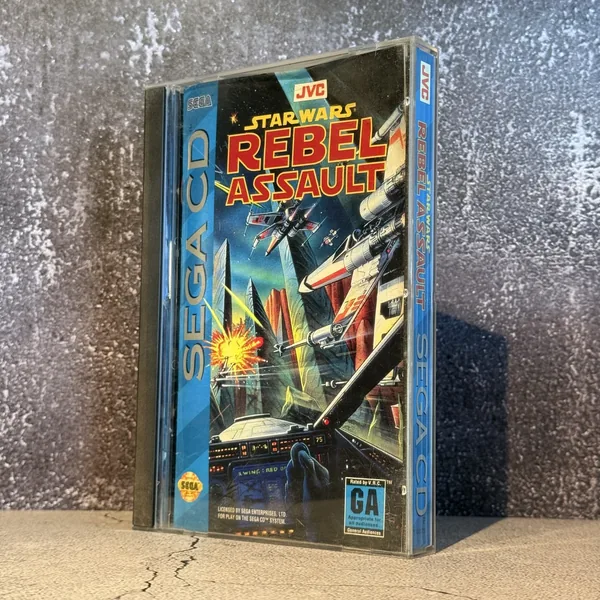 Star Wars: Rebel Assault (Sega CD) - CIB (Complete In Box) - NOSTOS Duluth GA