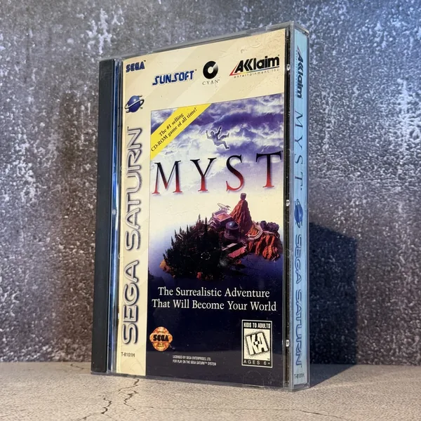 Myst (Sega Saturn) - CIB (Complete In Box) - NOSTOS Duluth GA
