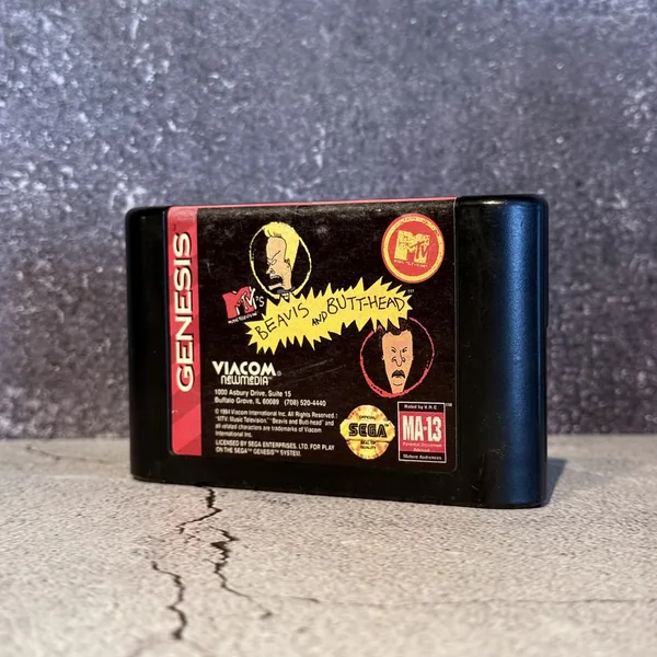 Beavis and Butt-Head (Genesis) - Cart Only - NOSTOS Duluth GA