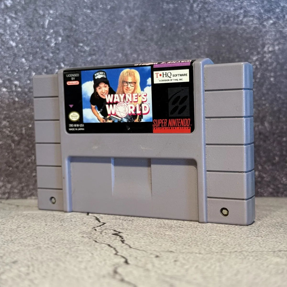 Wayne's World (SNES) — Cart Only — NOSTOS Duluth GA