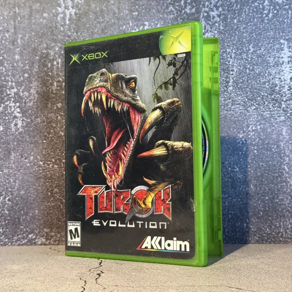Turok: Evolution (Xbox) - CIB (Complete In Box) - NOSTOS Duluth GA