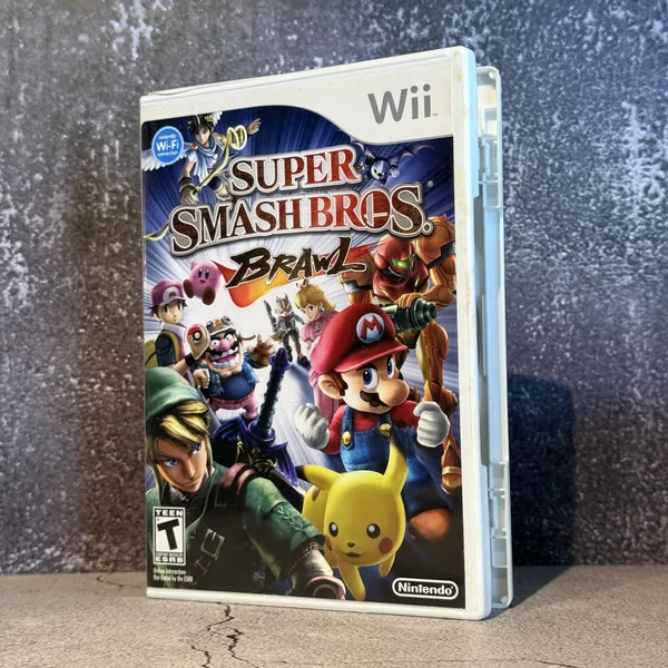 Super Smash Bros. Brawl (Wii) - CIB (Complete In Box) - NOSTOS Duluth GA