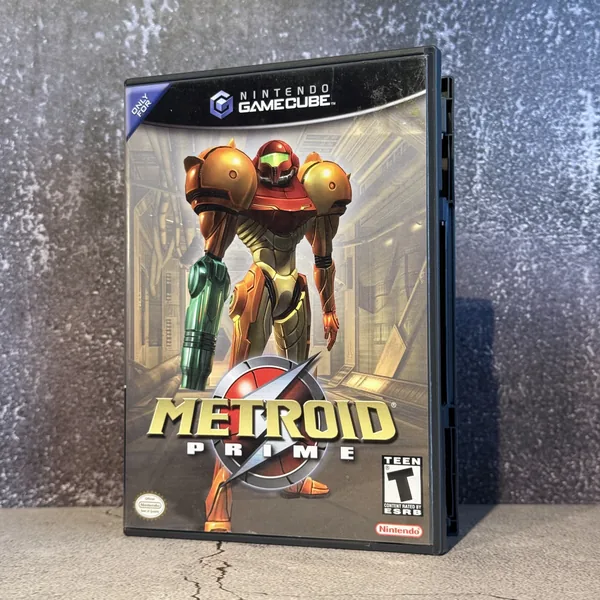 Metroid Prime (GameCube) - CIB (Complete In Box) - NOSTOS Duluth GA