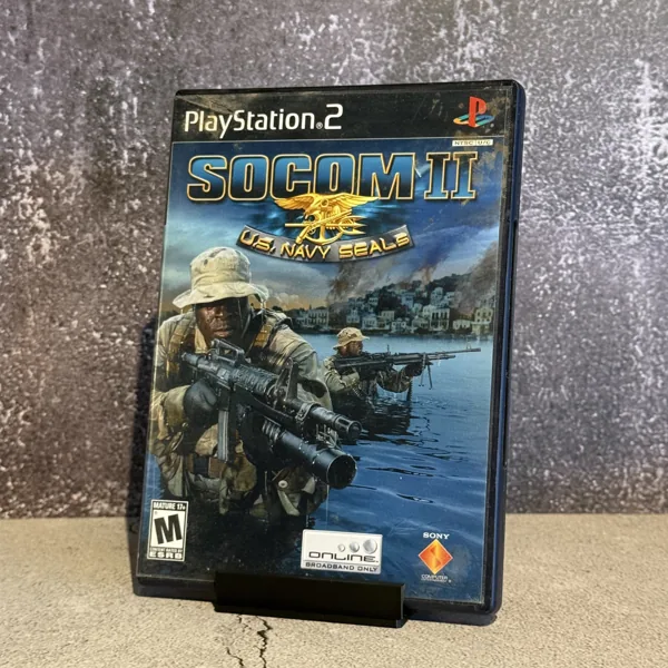 SOCOM II: U.S. Navy SEALs - PlayStation 2 (PS2) - CIB (Complete In Box) - NOSTOS Duluth GA