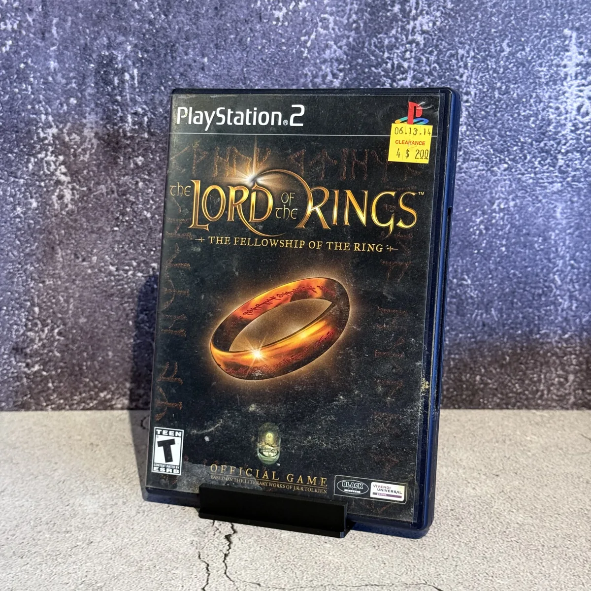 The Lord of the Rings: The Fellowship of the Ring - PlayStation 2 (PS2) - Box & Game (No Manual) - NOSTOS Duluth GA