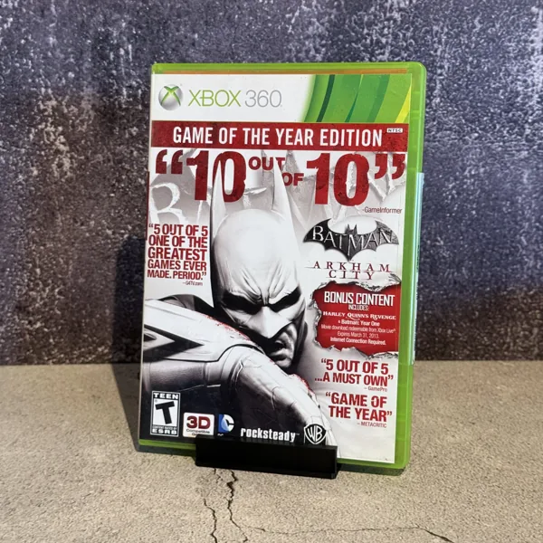 Batman: Arkham City - Xbox 360 - CIB (Complete In Box) - NOSTOS Duluth GA