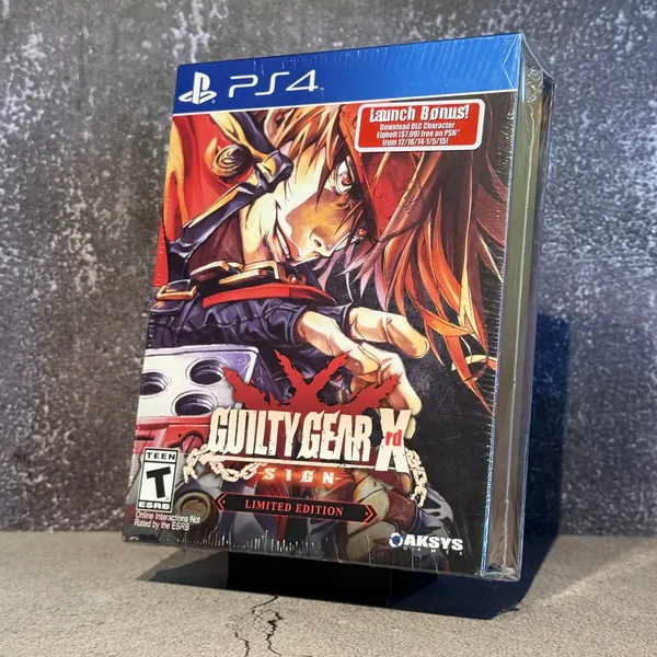 Guilty Gear Xrd -SIGN- Limited Edition - PlayStation 4 - New (Sealed) - NOSTOS Duluth GA