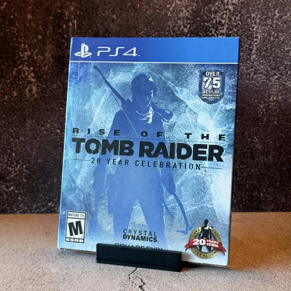 Rise of the Tomb Raider: 20 Year Celebration - PlayStation 4 - CIB (Complete In Box) - NOSTOS Duluth GA