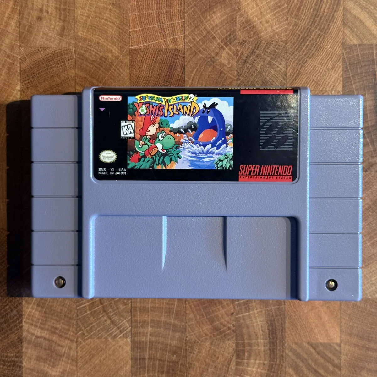 Super Mario World 2: Yoshi's Island - Super Nintendo Entertainment System (SNES) - Loose - NOSTOS Duluth GA