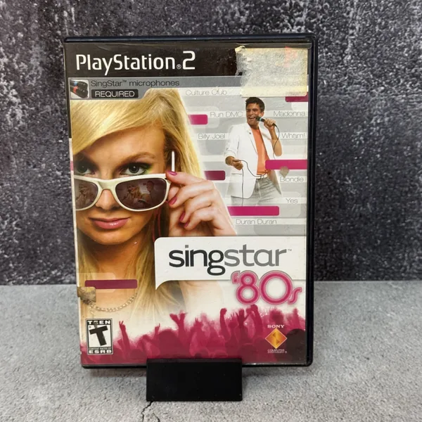 SingStar '80s - PlayStation 2 - CIB (Complete In Box) - NOSTOS Duluth GA