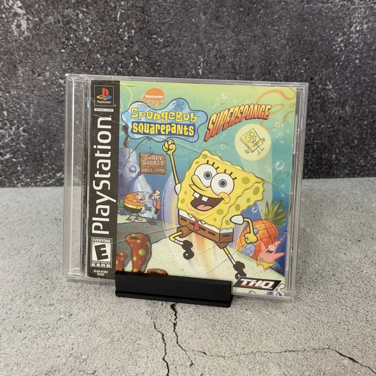 SpongeBob SquarePants Super Sponge - PlayStation 1 (PS1) - CIB (Complete In Box) - NOSTOS Duluth GA